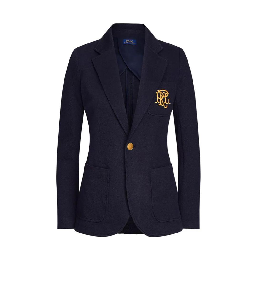 POLO RALPH LAUREN Темно-синий хлопковый жакет/пиджак, фото 1