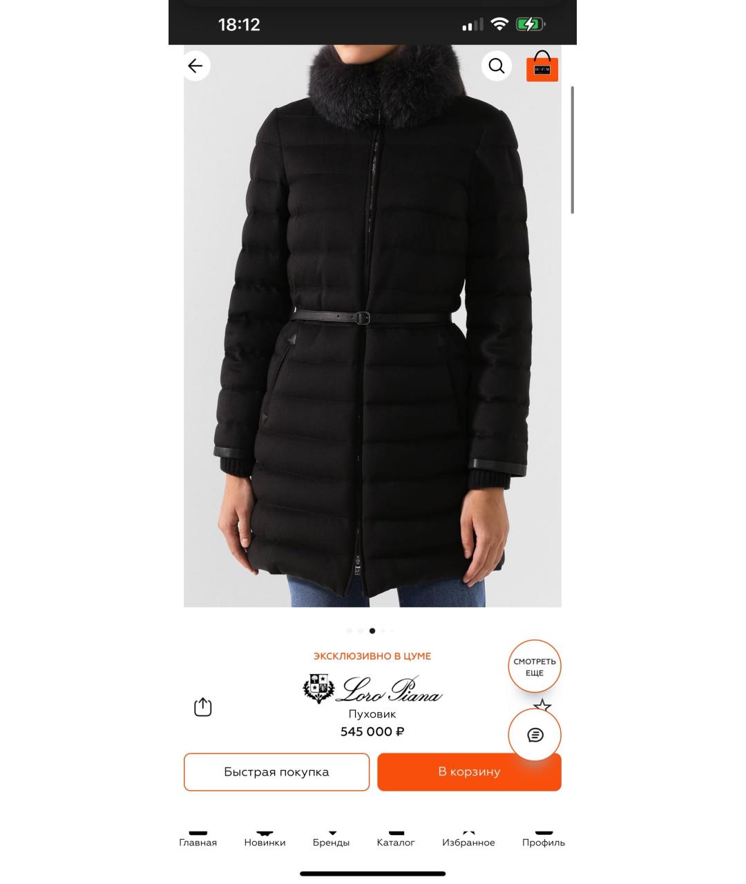 LORO PIANA Пуховик, фото 3