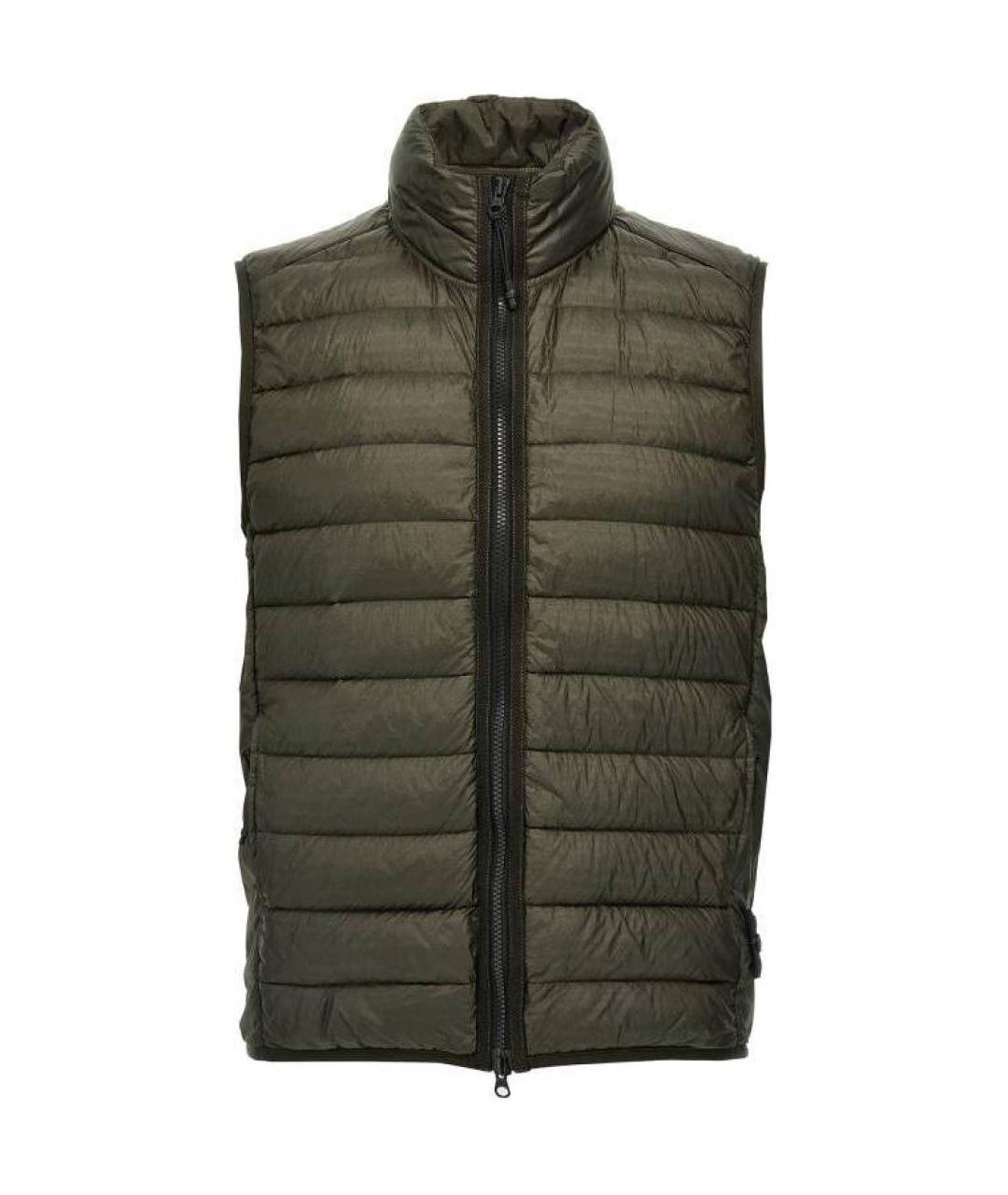 STONE ISLAND Зеленый жилет, фото 1