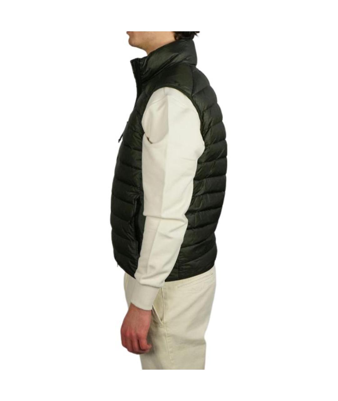 STONE ISLAND Зеленый жилет, фото 4