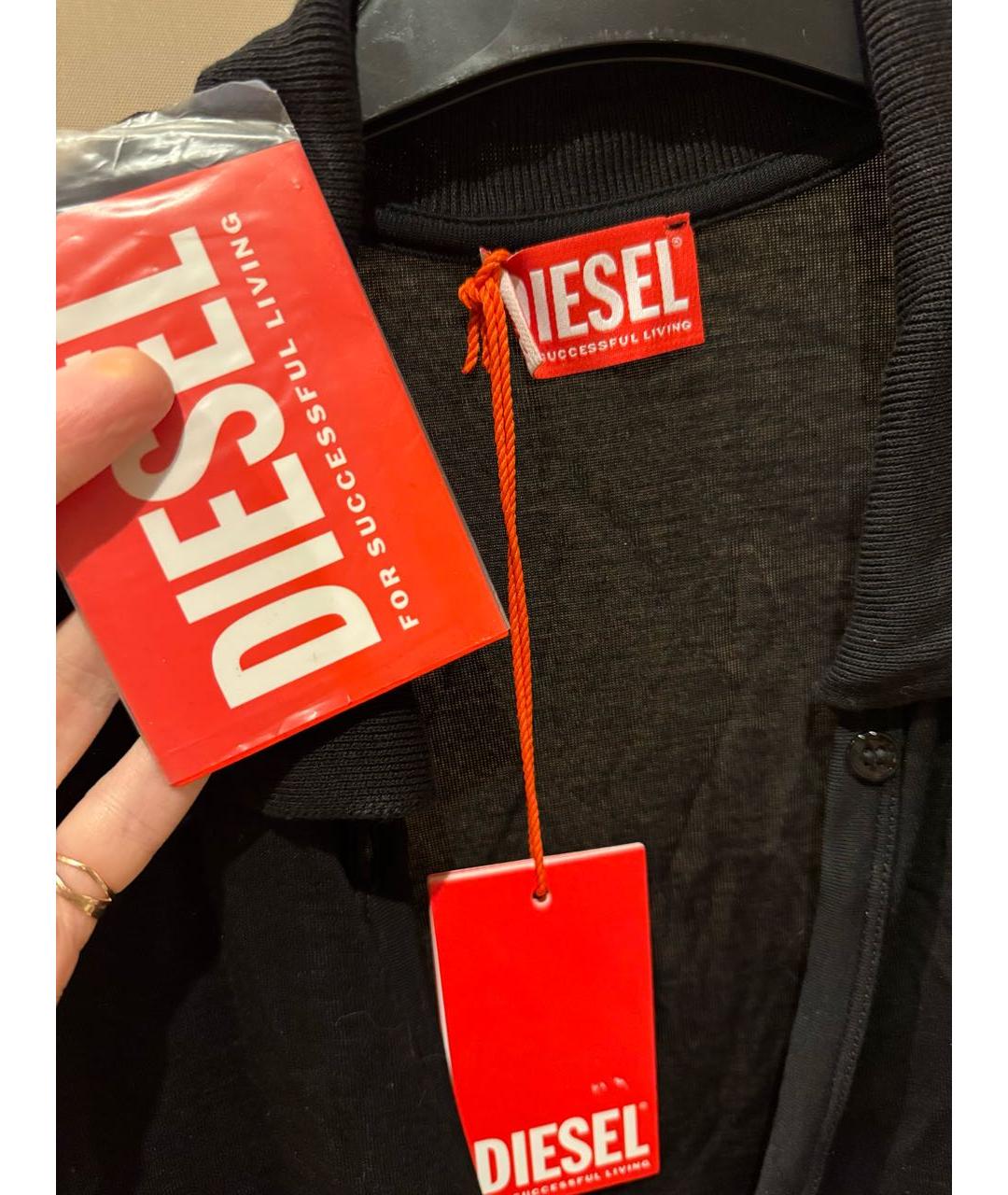 DIESEL Черное повседневное платье, фото 5