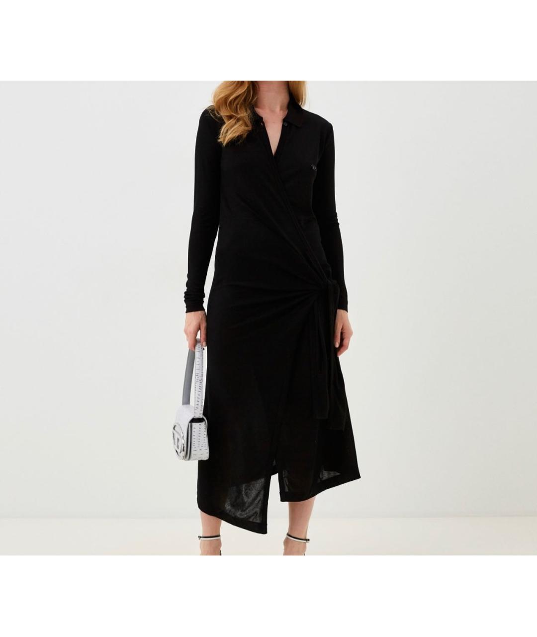 DIESEL Черное повседневное платье, фото 7