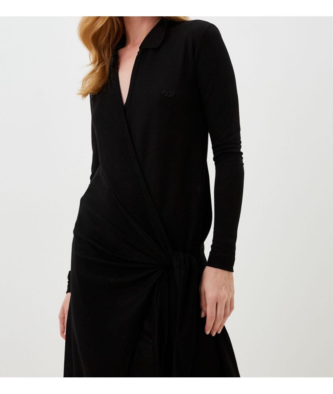 DIESEL Черное повседневное платье, фото 4