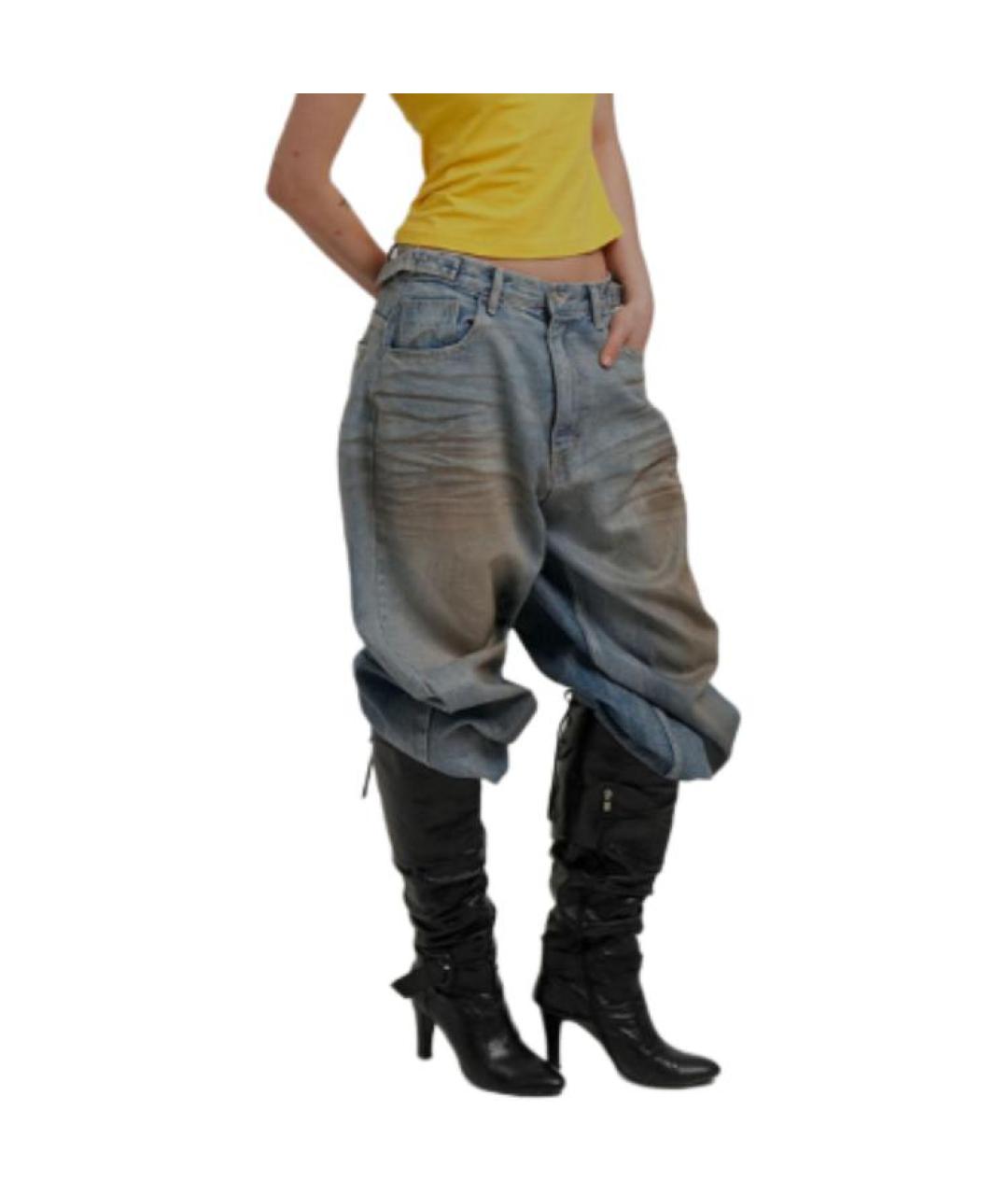 GRAILZ PROJECT G/R Синие прямые джинсы, фото 3