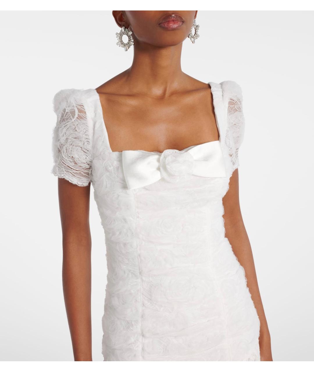 SELF-PORTRAIT Белое коктейльное платье, фото 9