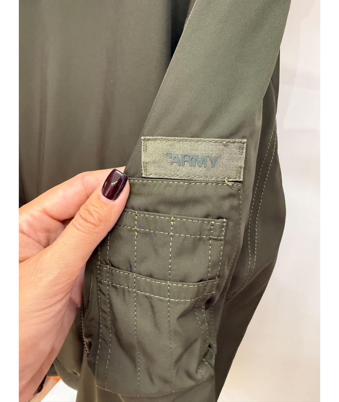 ARMY YVES SALOMON Хаки меховая парка, фото 5