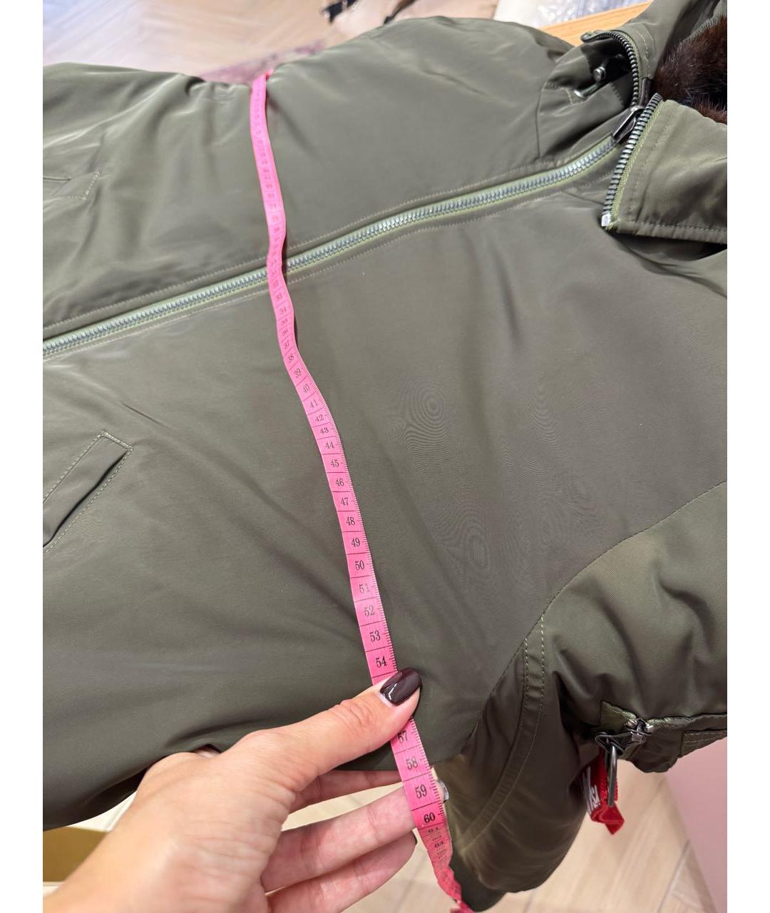 ARMY YVES SALOMON Хаки меховая парка, фото 7