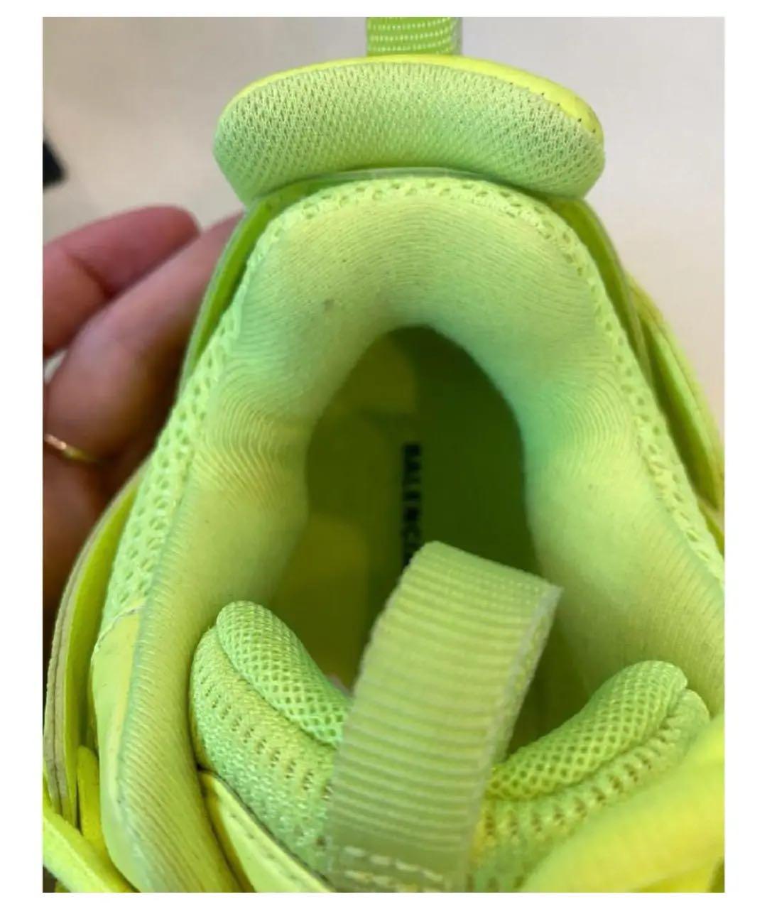 BALENCIAGA Желтые текстильные кроссовки, фото 4