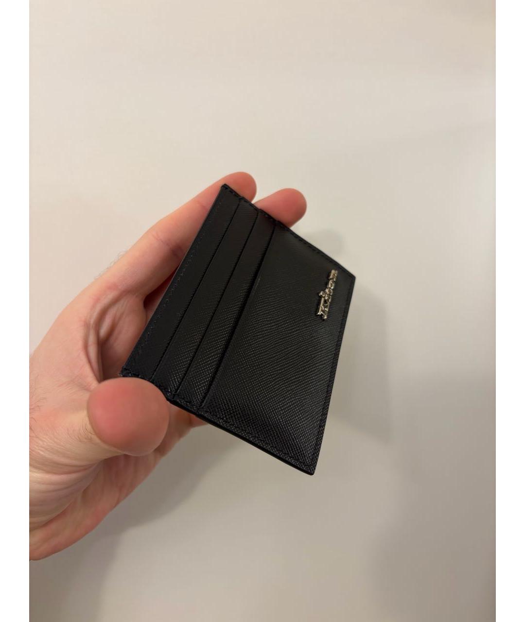 KITON Черный кожаный кардхолдер, фото 3