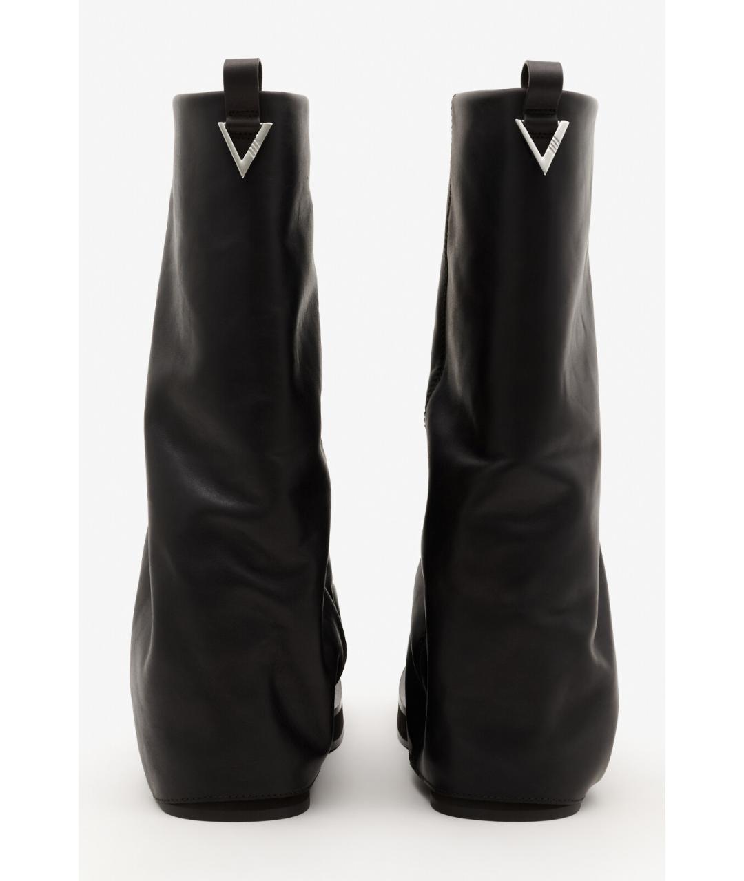 THE ATTICO Коричневые кожаные сапоги, фото 5