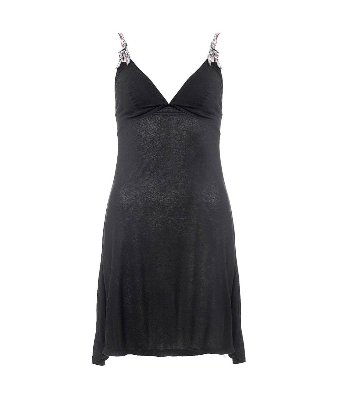 JOHN GALLIANO Черное вискозное платье, фото 9