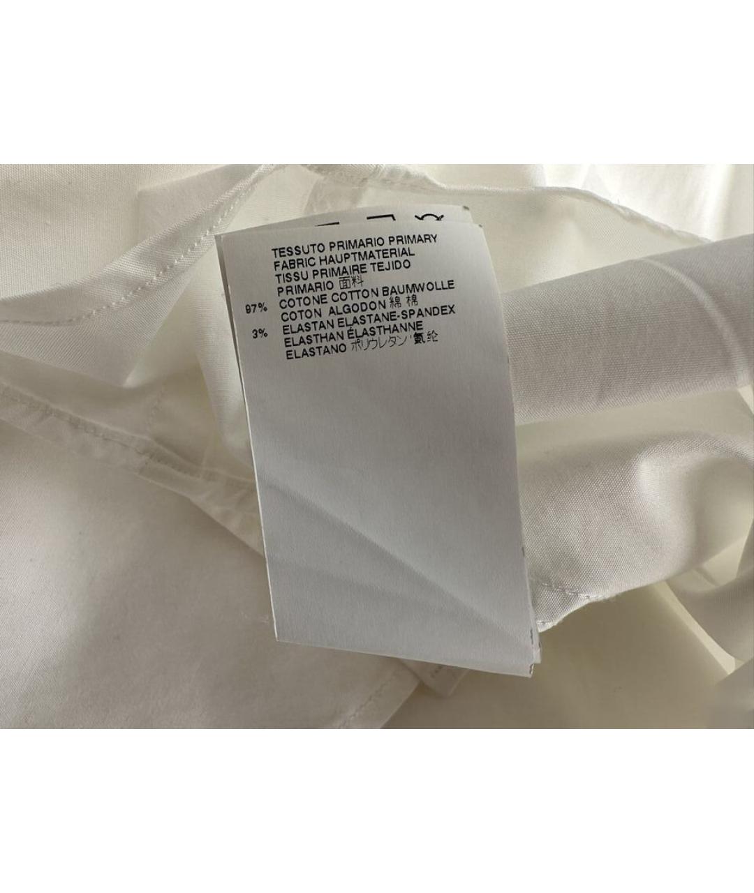 DSQUARED2 Белая хлопковая рубашка, фото 8