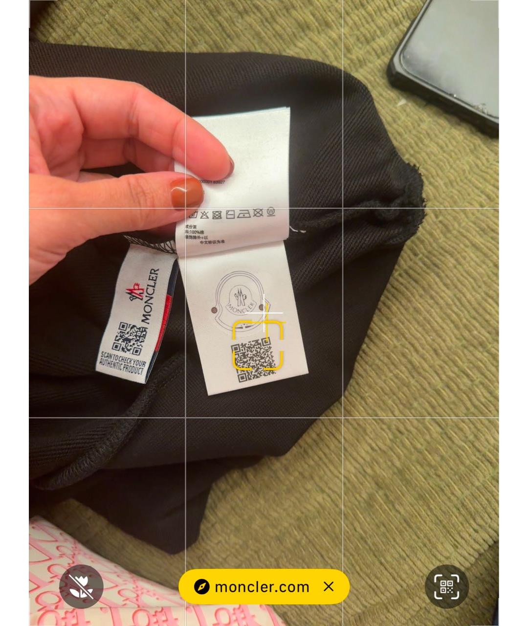 MONCLER Черный хлопковый джемпер / свитер, фото 6