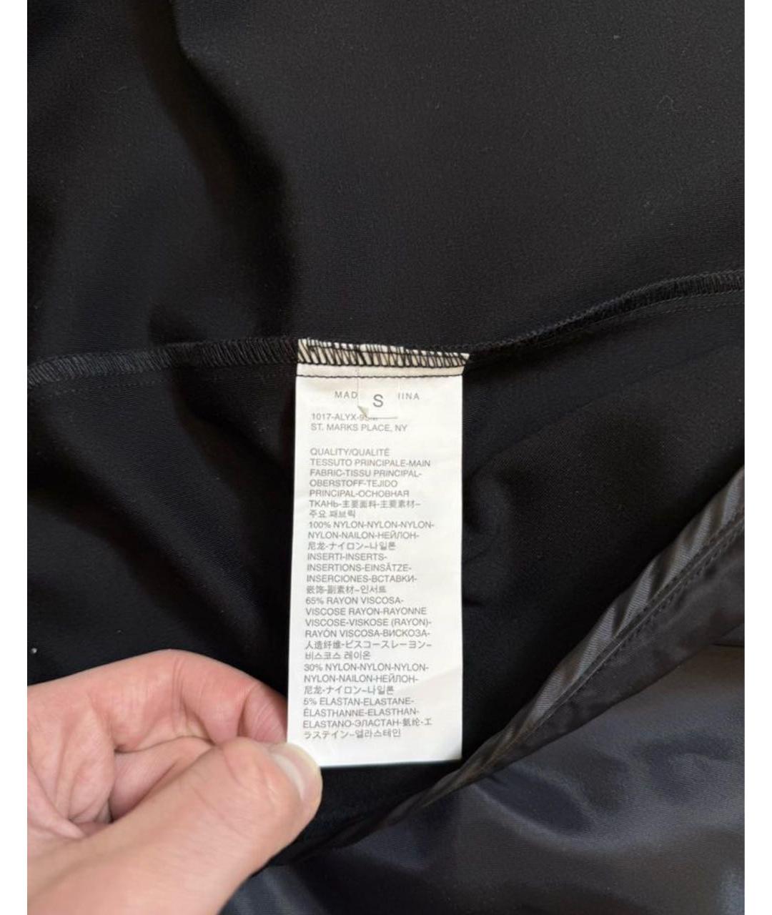 1017 ALYX 9SM Черная хлопковая куртка, фото 6