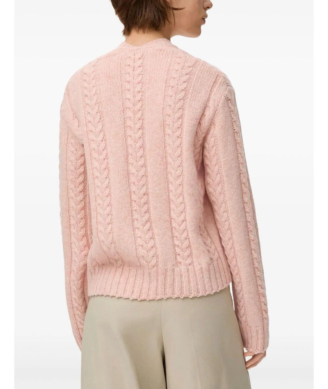 LOEWE Коралловый шерстяной джемпер / свитер, фото 3