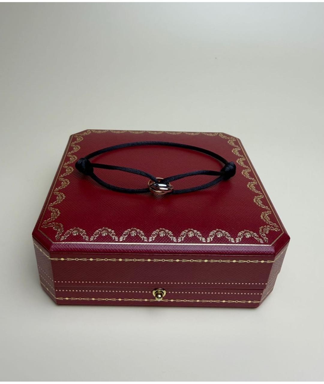 CARTIER Черный браслет из белого золота, фото 3