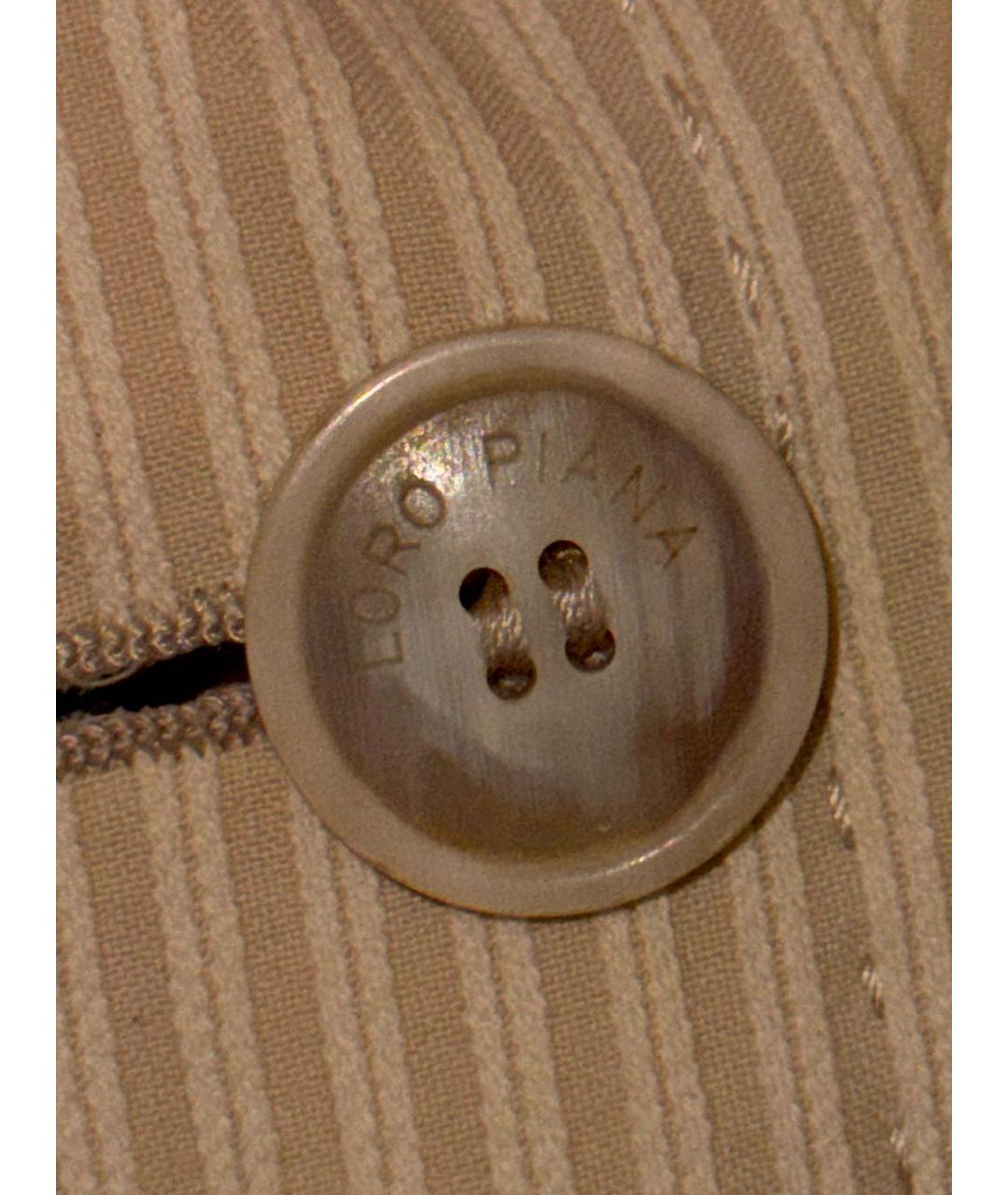 LORO PIANA Бежевый жакет/пиджак, фото 5