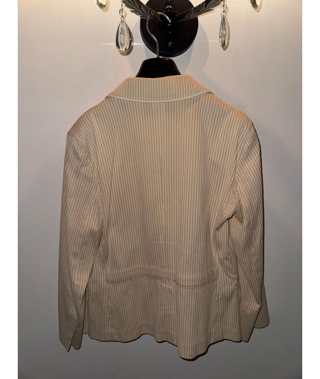 LORO PIANA Бежевый жакет/пиджак, фото 2