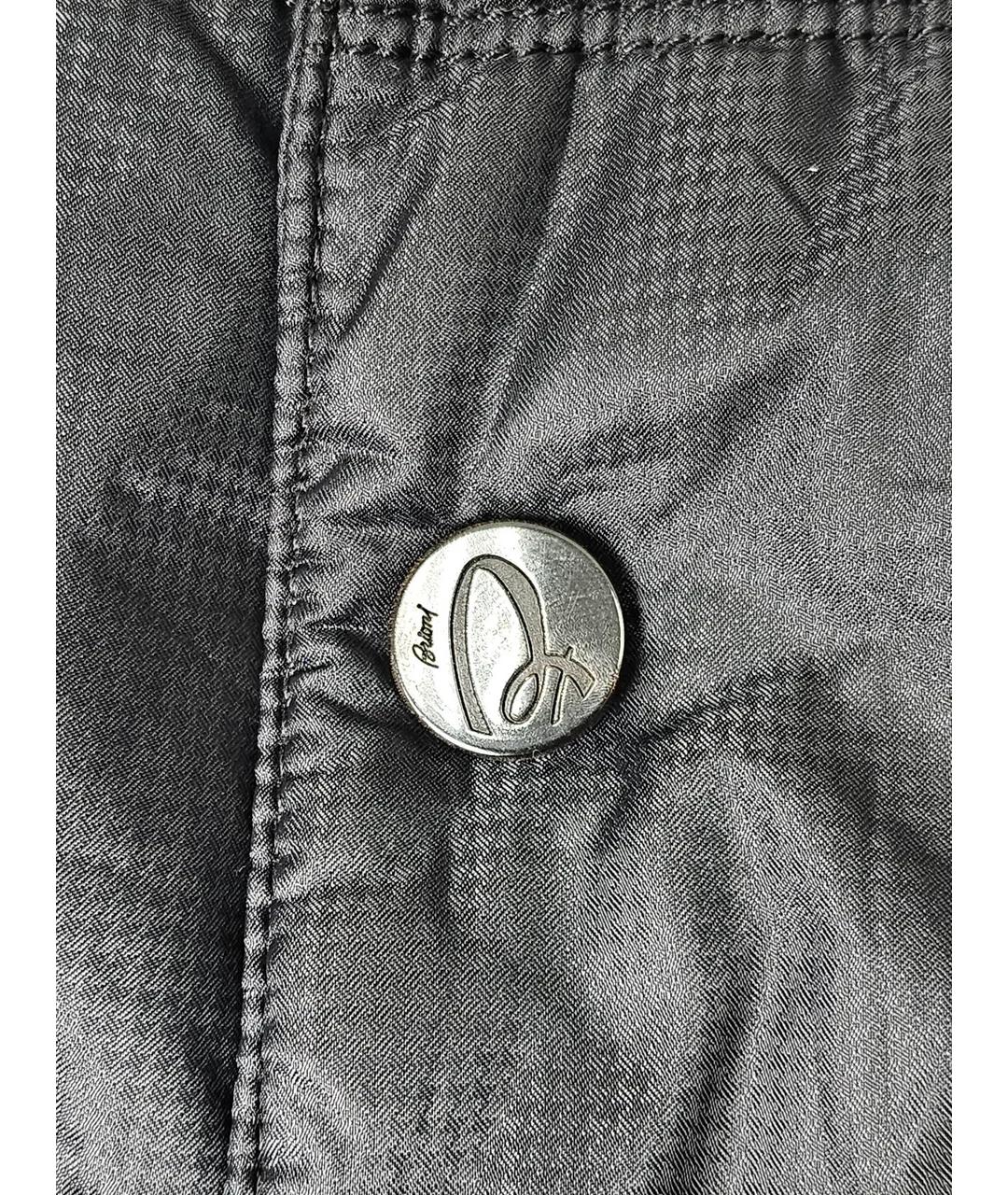 BRIONI Серая полиэстеровая куртка, фото 6