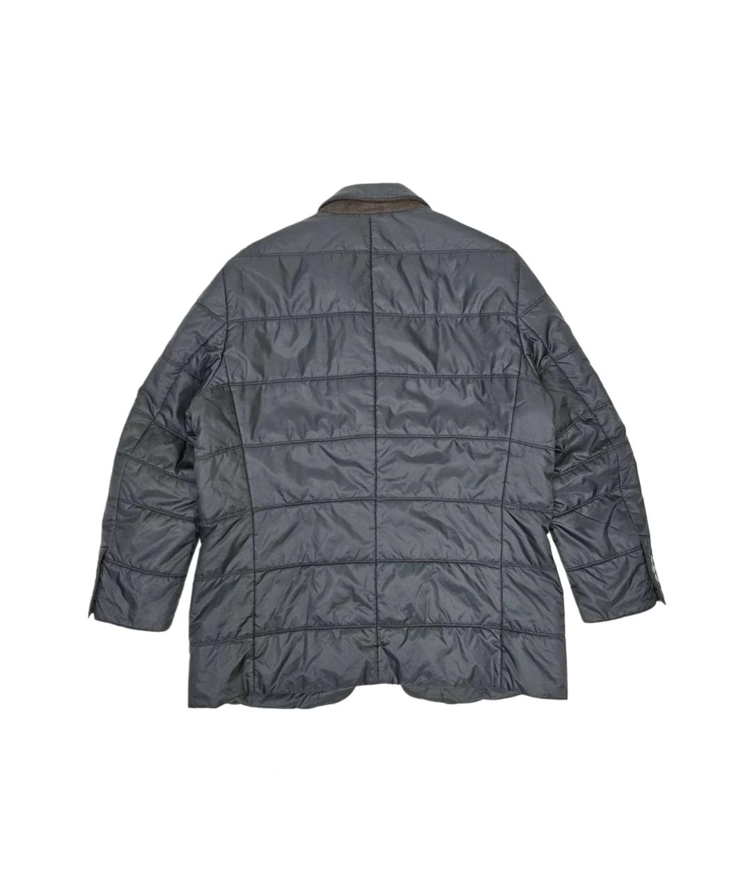 BRIONI Серая полиэстеровая куртка, фото 2