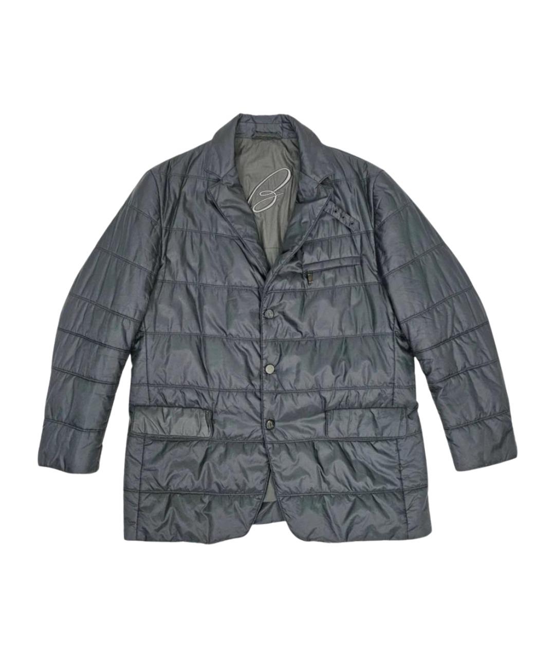 BRIONI Серая полиэстеровая куртка, фото 11