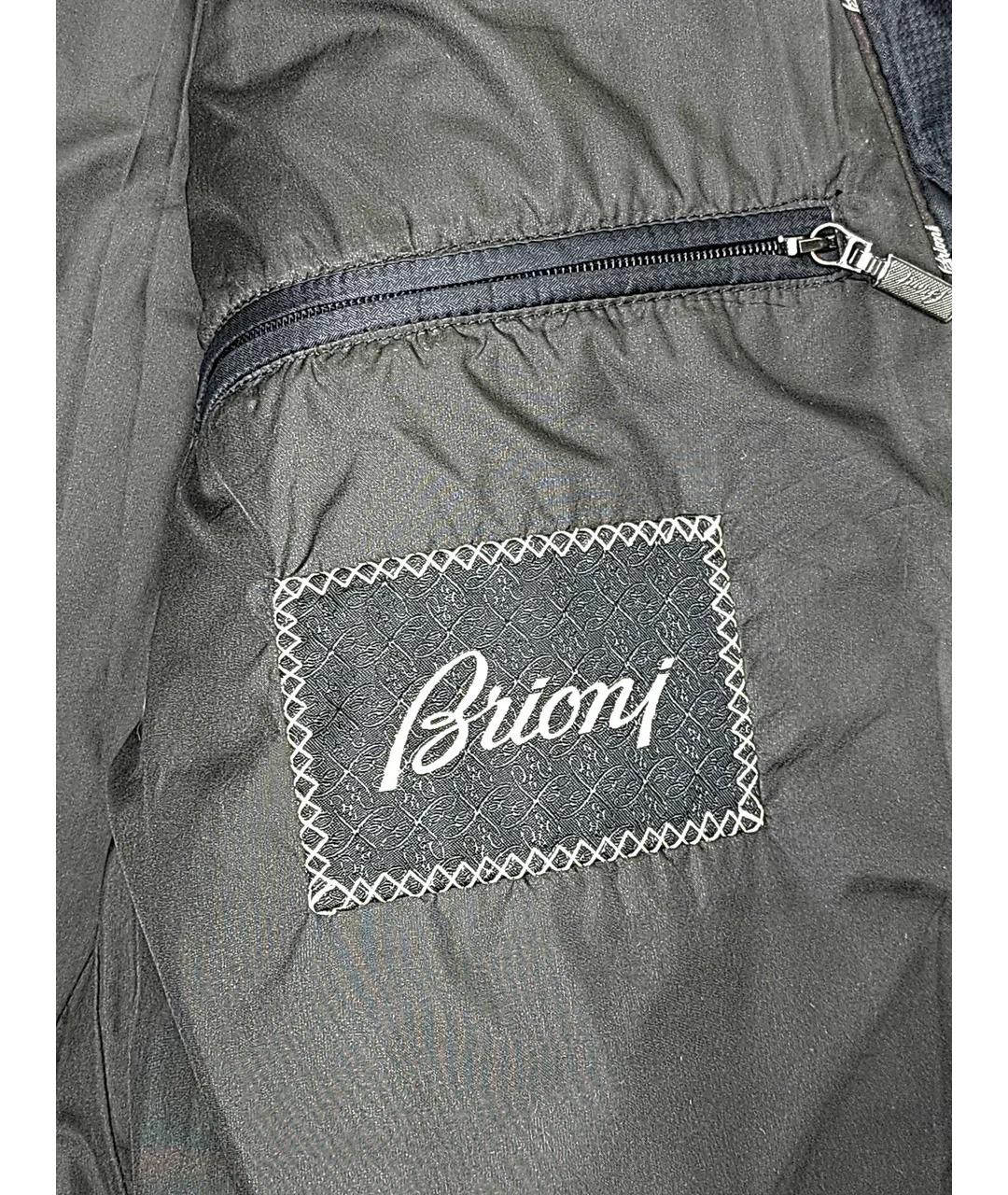 BRIONI Серая полиэстеровая куртка, фото 8