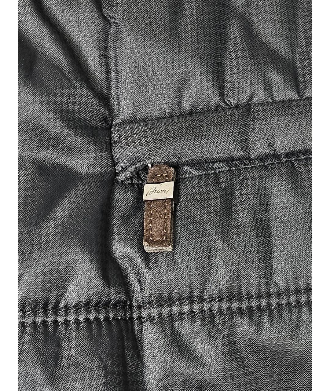 BRIONI Серая полиэстеровая куртка, фото 7