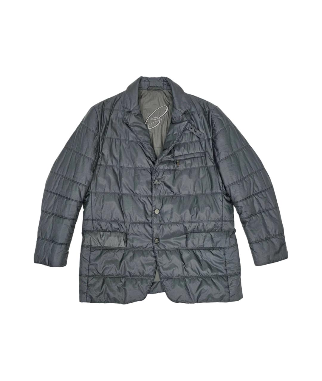 BRIONI Серая полиэстеровая куртка, фото 10