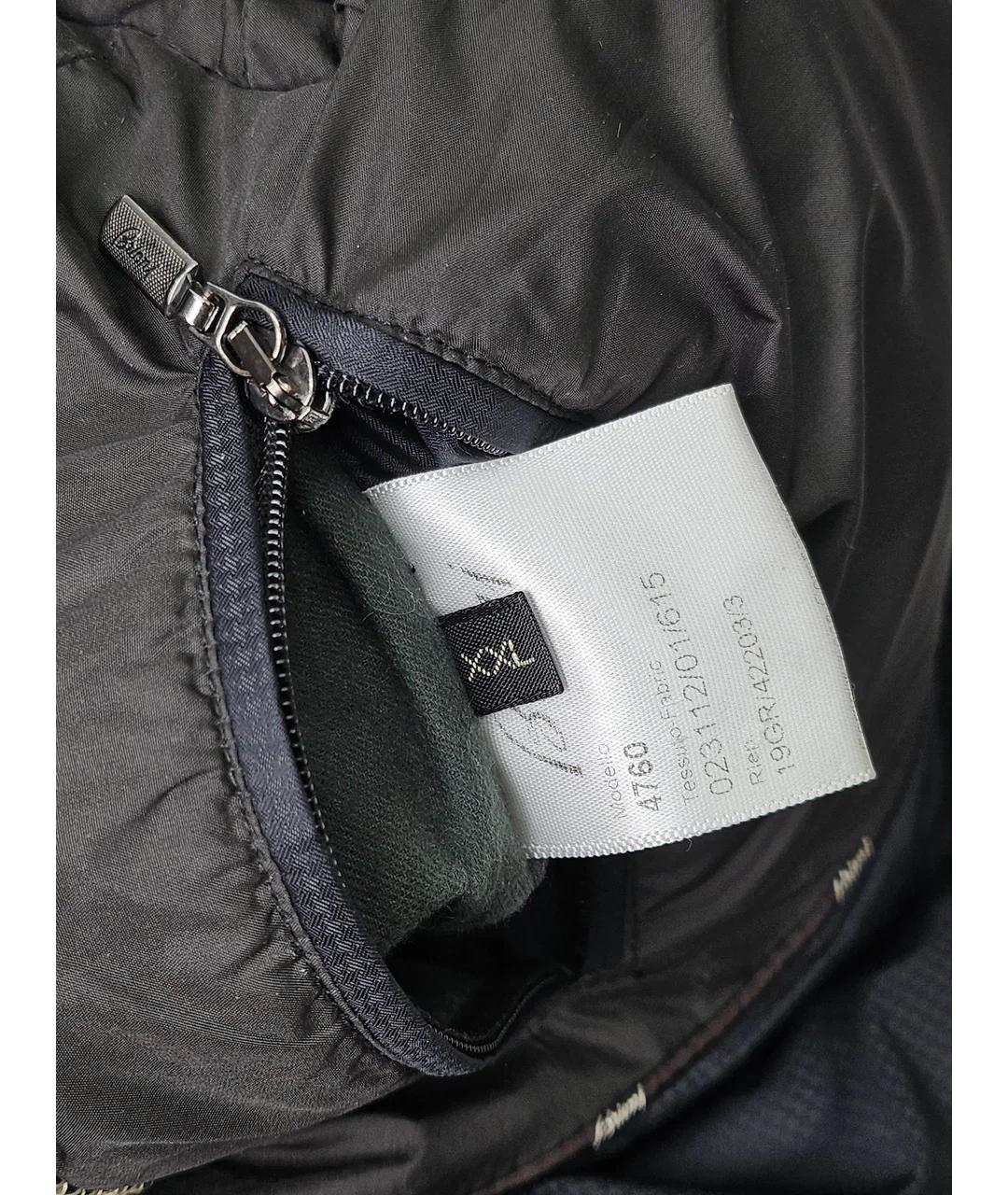 BRIONI Серая полиэстеровая куртка, фото 9