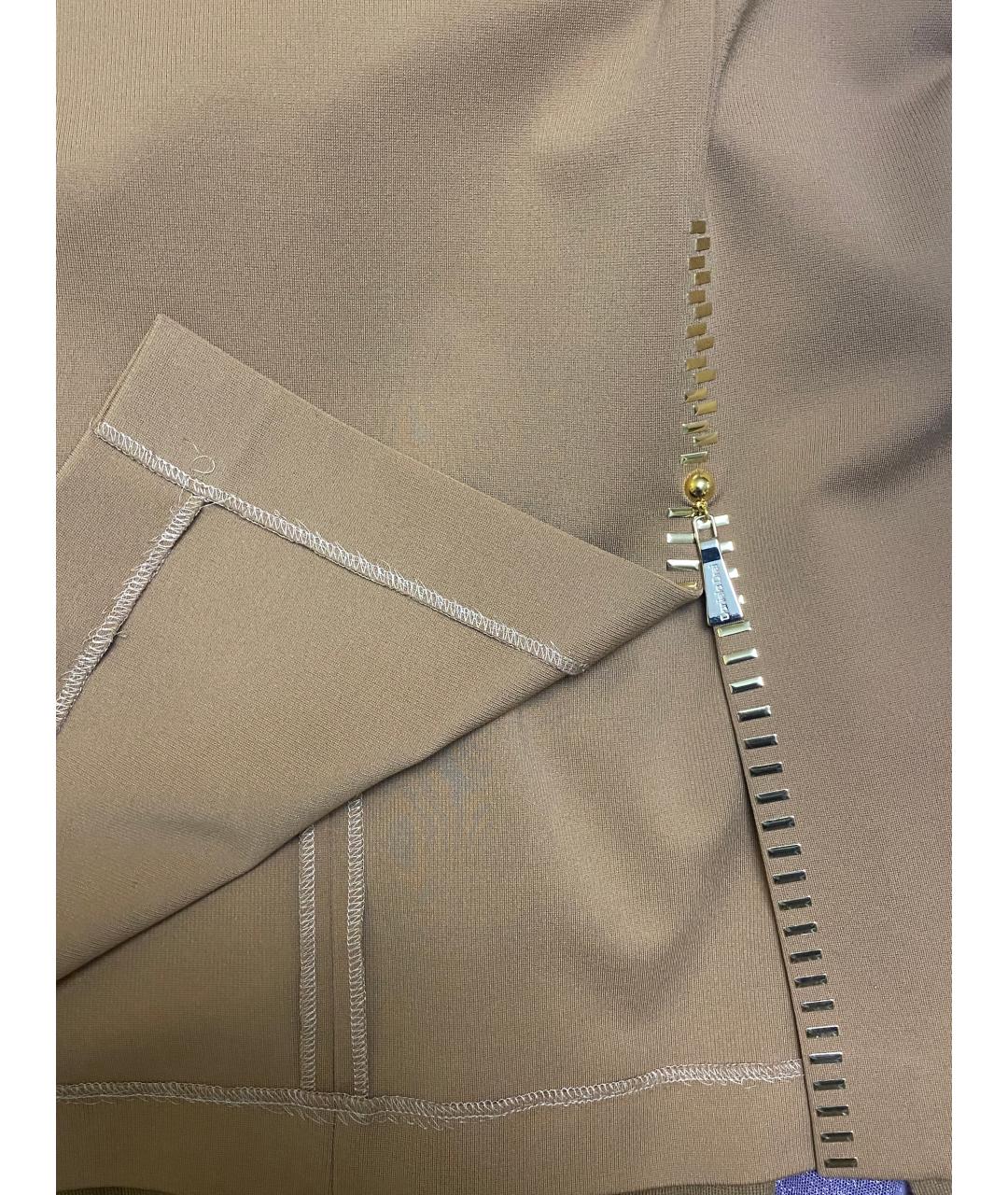 MAX MARA Бежевый шерстяной костюм с юбками, фото 7