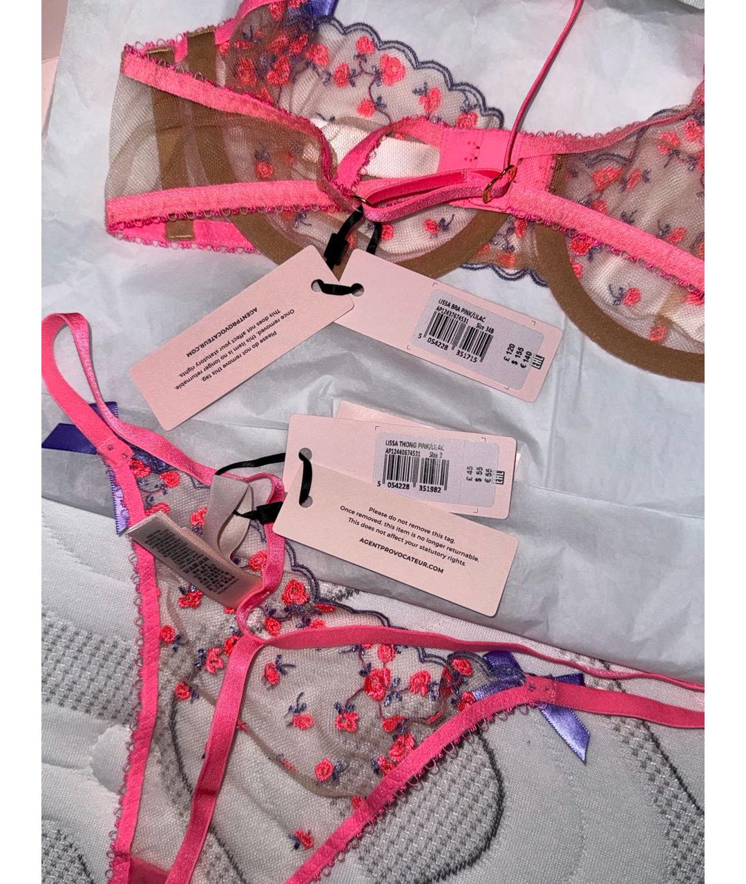 AGENT PROVOCATEUR Розовый комплекты, фото 3