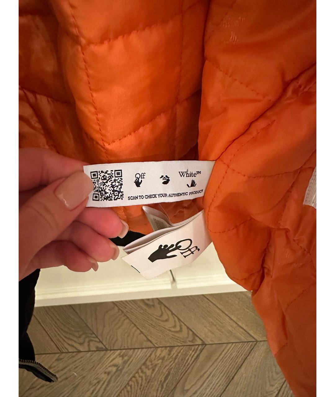 OFF-WHITE Черная хлопковая куртка, фото 4