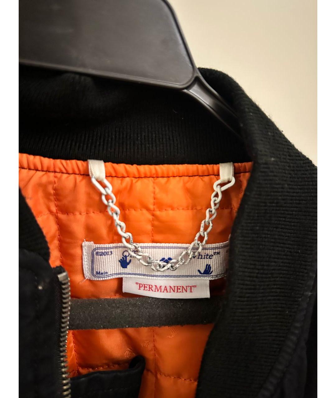 OFF-WHITE Черная хлопковая куртка, фото 3