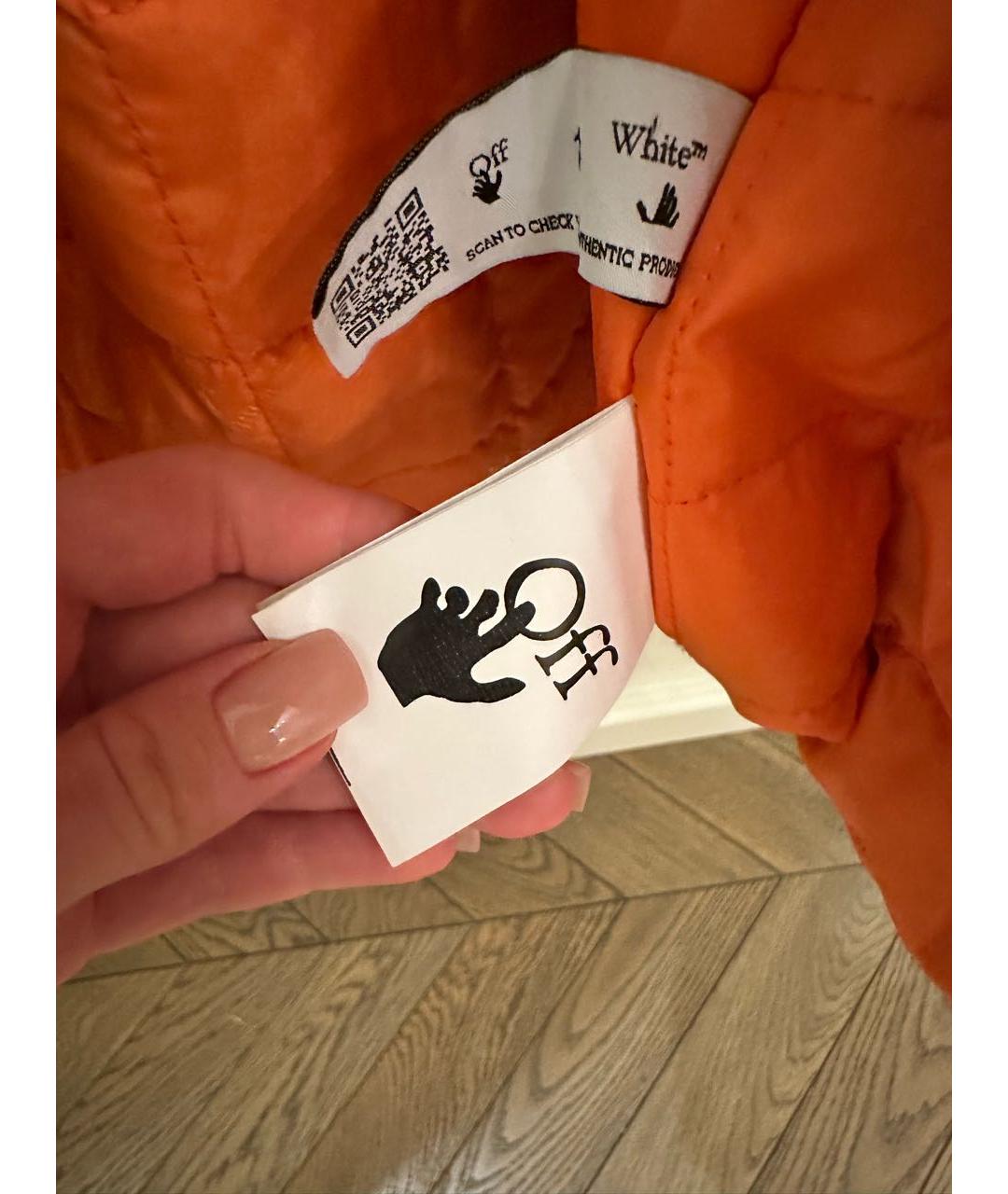 OFF-WHITE Черная хлопковая куртка, фото 5