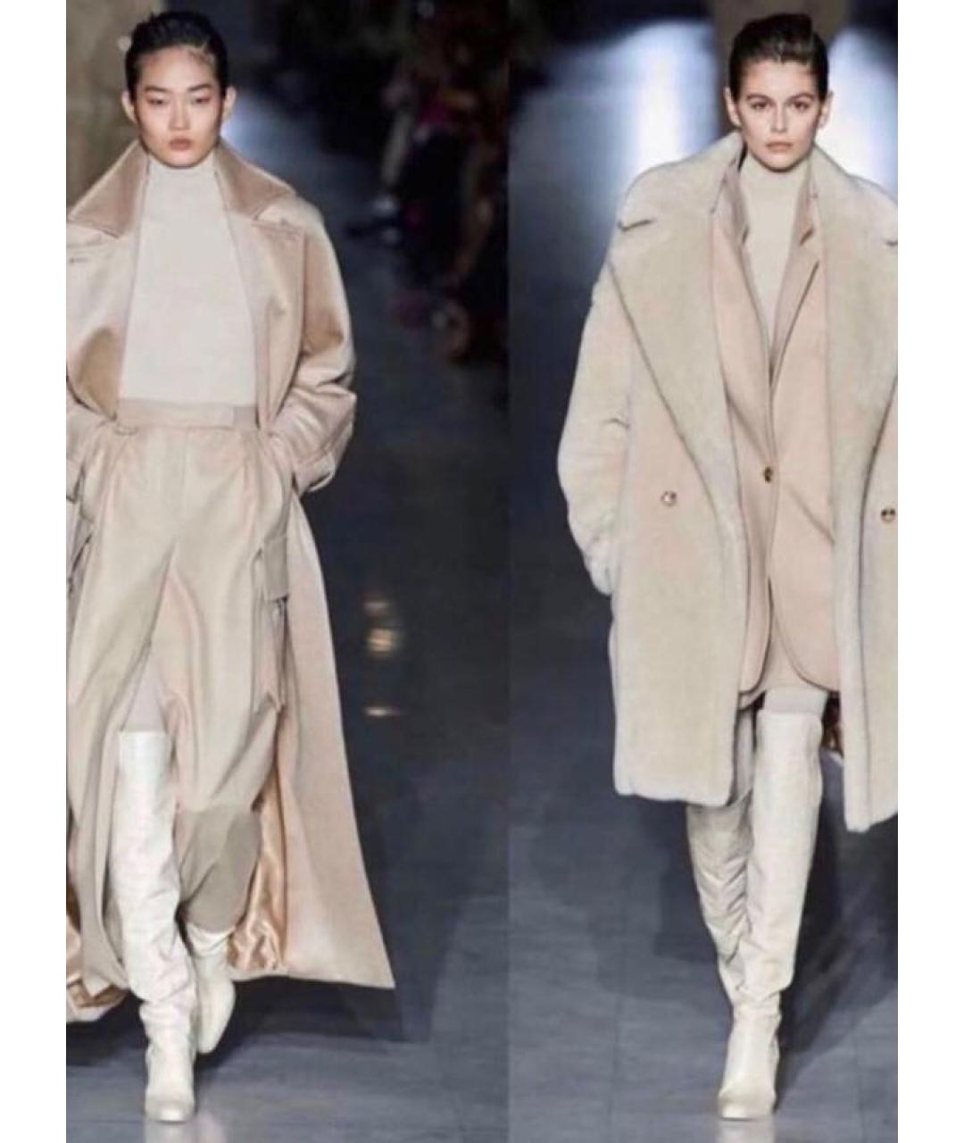 MAX MARA Белые кожаные сапоги, фото 2