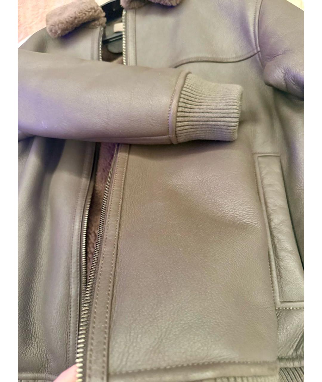 12 STOREEZ Коричневая кожаная дубленка, фото 7