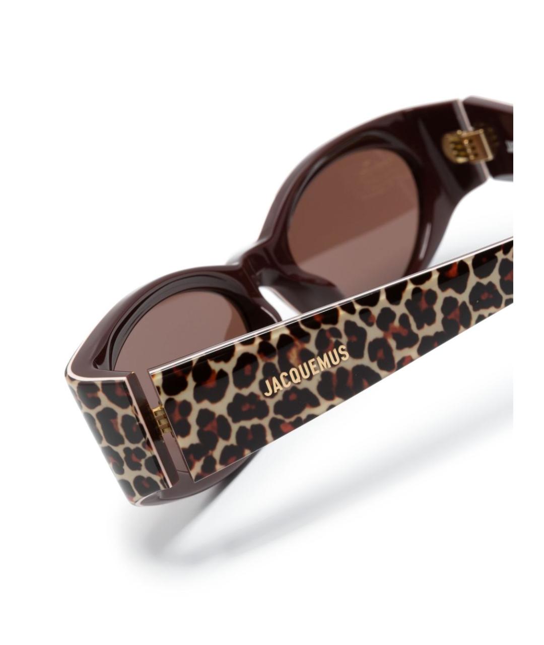 JACQUEMUS Коричневые солнцезащитные очки, фото 2