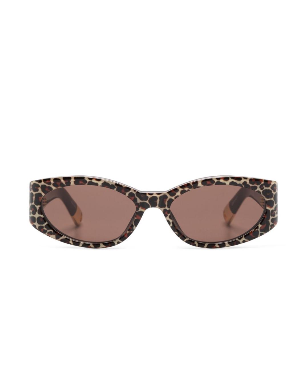 JACQUEMUS Коричневые солнцезащитные очки, фото 1