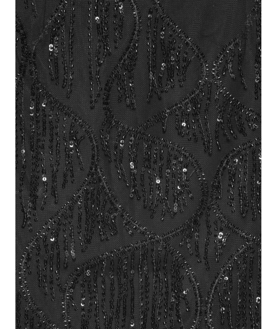 ROTATE Черная полиэстеровая юбка мини, фото 2