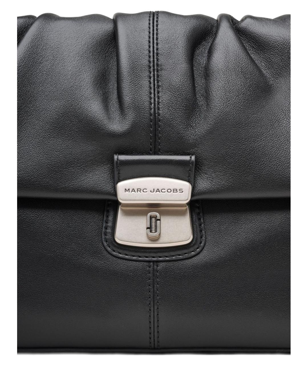 MARC JACOBS Черная кожаная сумка тоут, фото 2