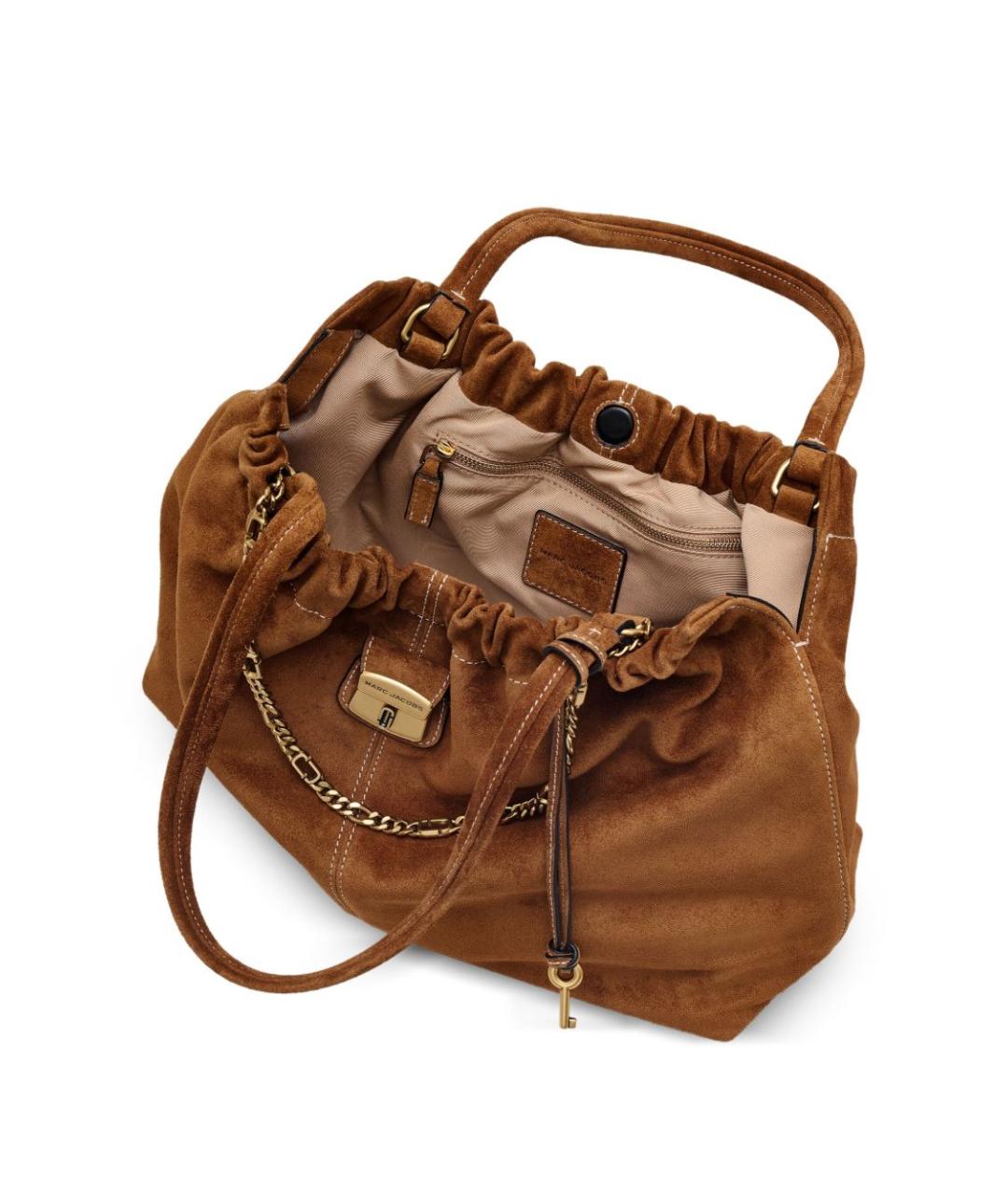 MARC JACOBS Оранжевая кожаная сумка тоут, фото 5