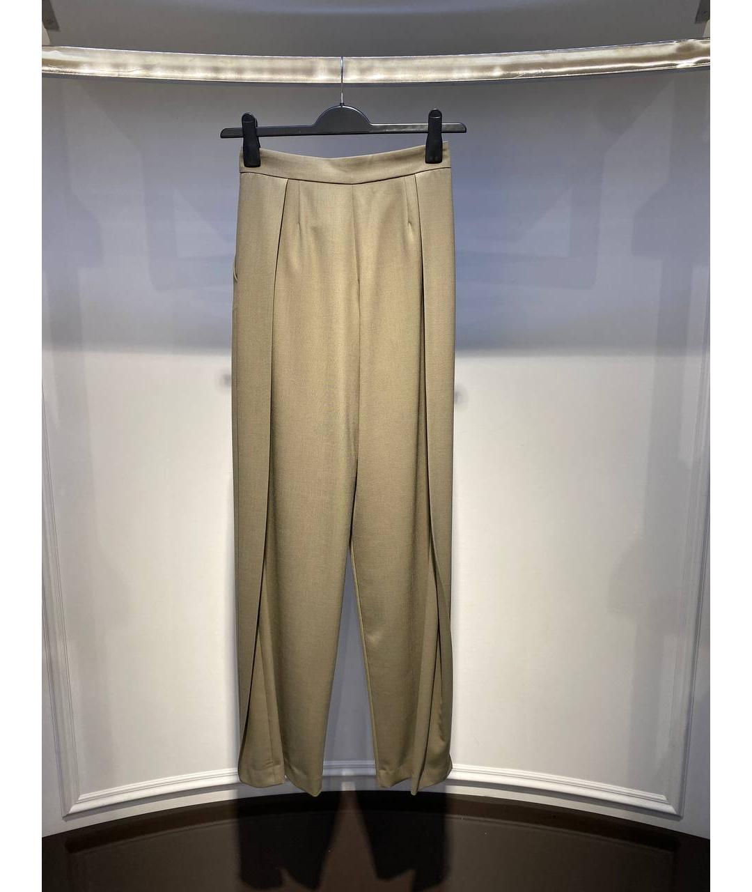 IRO Бежевый шерстяной костюм с брюками, фото 5