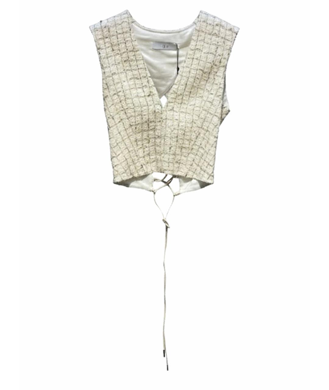 IRO Бежевый хлопковый жилет, фото 5