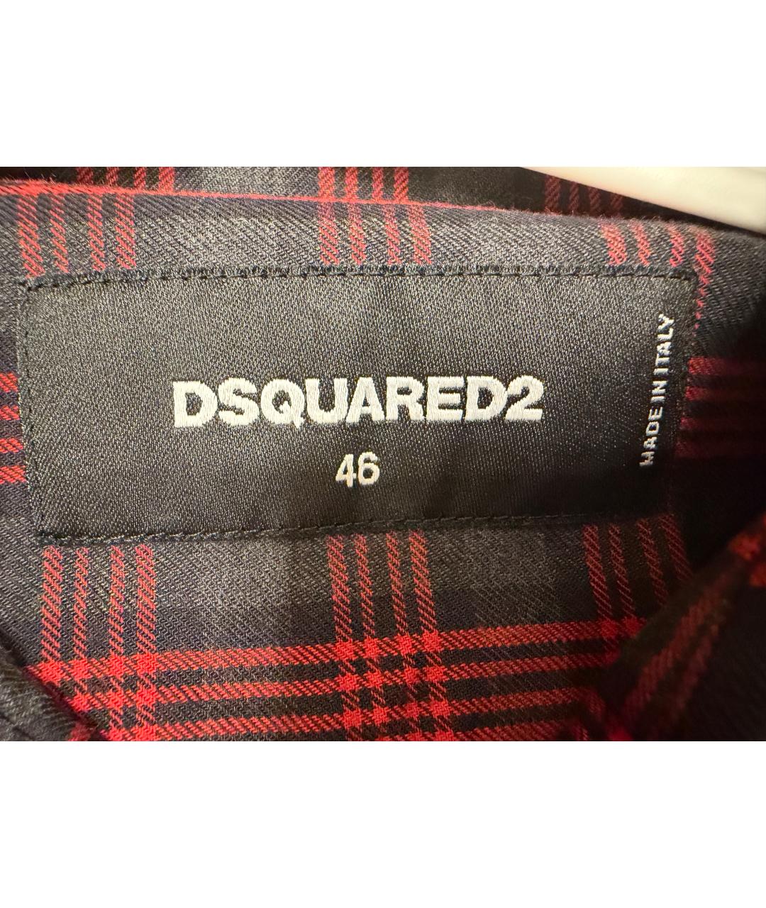 DSQUARED2 Хлопковая кэжуал рубашка, фото 4