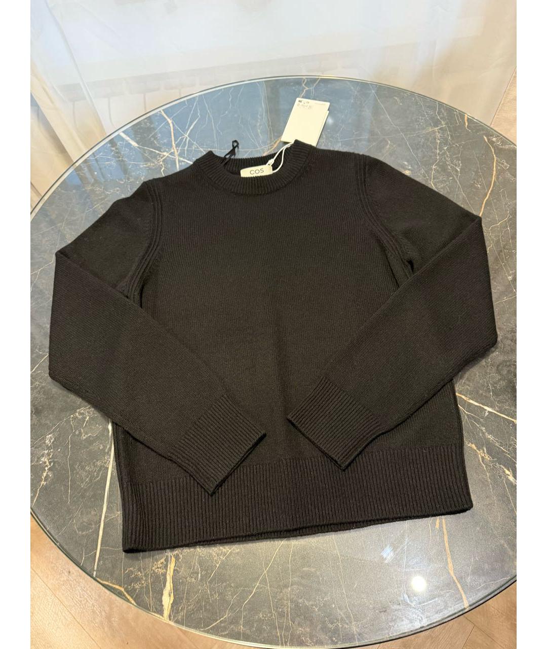 COS Черный кашемировый джемпер / свитер, фото 3