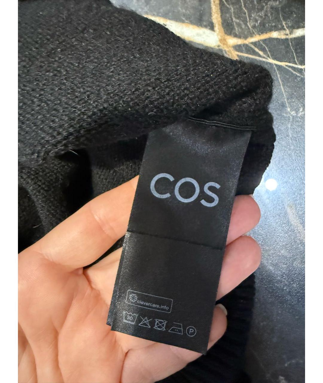 COS Черный кашемировый джемпер / свитер, фото 4