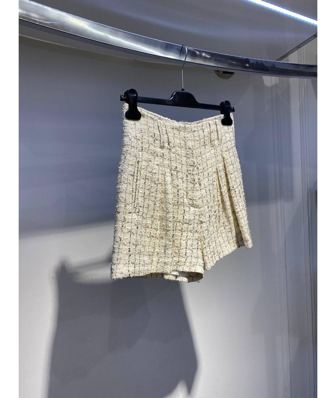 IRO Бежевые хлопковые шорты, фото 3