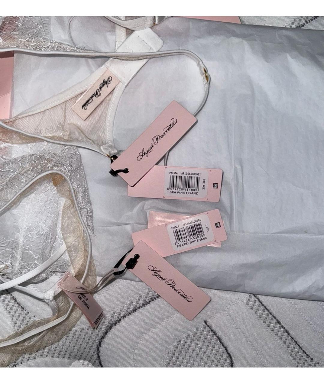 AGENT PROVOCATEUR Белый комплекты, фото 4