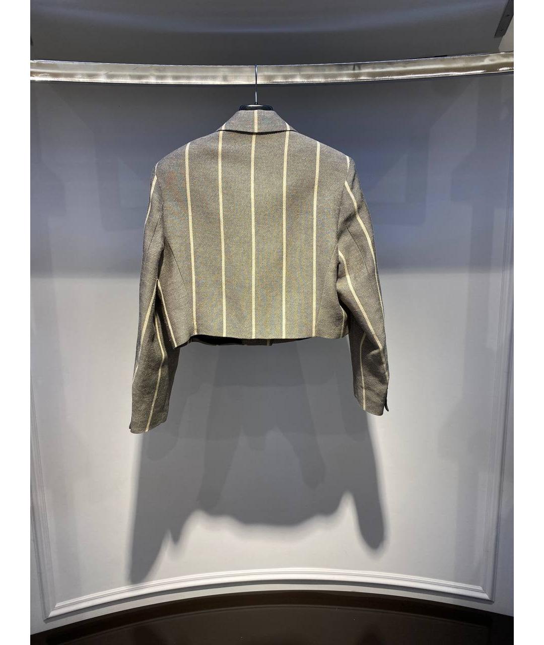 IRO Серый вискозный жакет/пиджак, фото 3