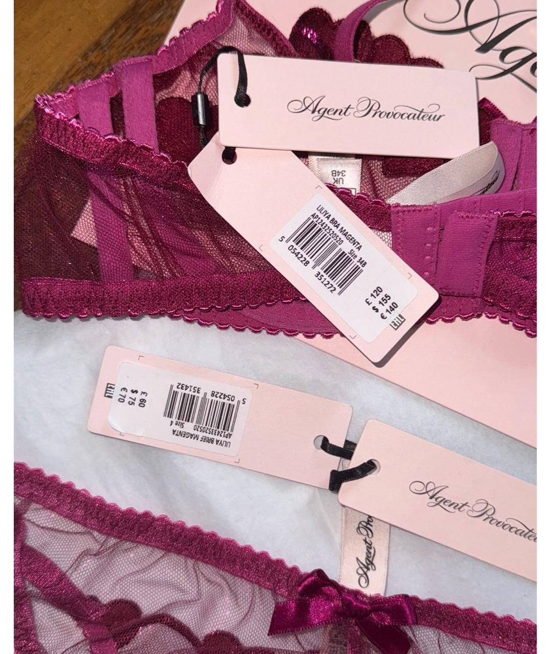 AGENT PROVOCATEUR Фуксия комплекты, фото 4